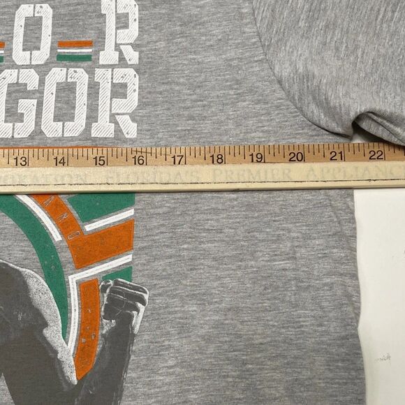 UFC Large Conor McGregor Scream T-Shirt Men's Heather Gray Short Sleeve Tee NWT - Picture 5 of 8